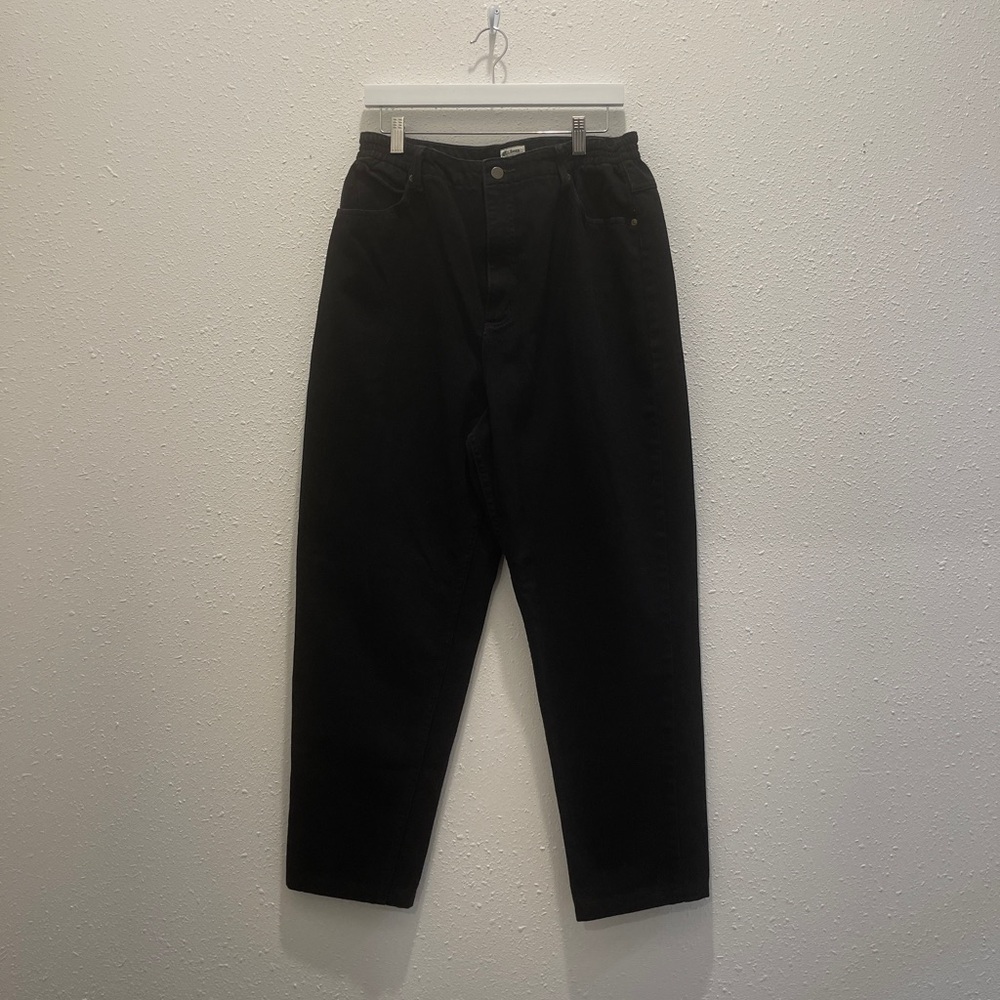 L.L. Bean black original fit/ relaxed jeans
